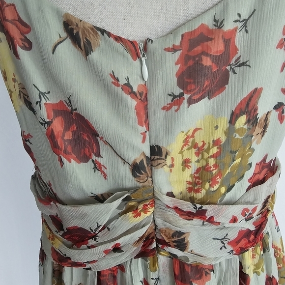 Anna Sui for Anthropologie Floral Silk Dress - Picture 5 of 9